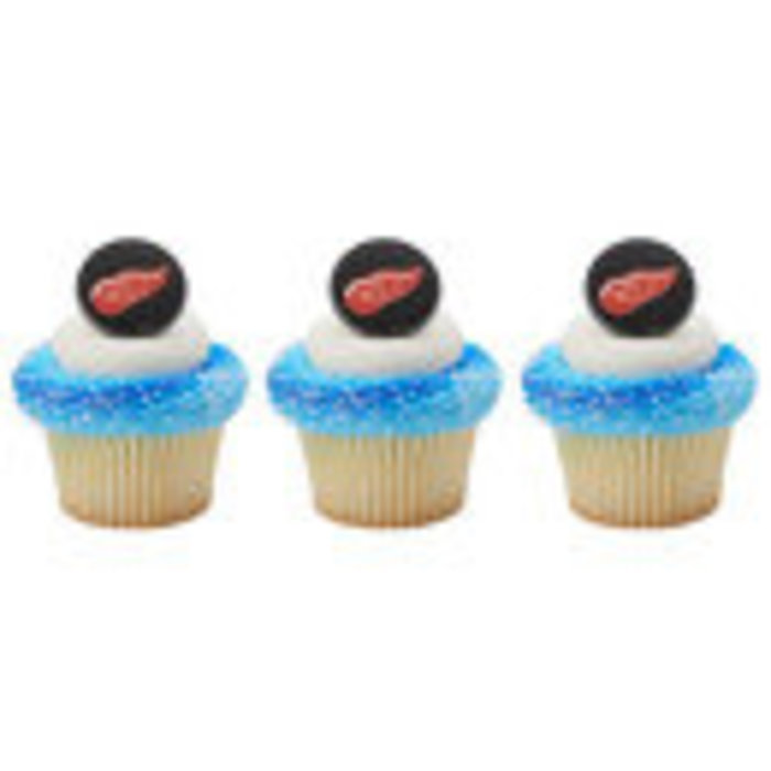 Detroit Red Wings Cupcake Rings