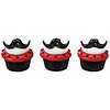 Mustache Cupcake Rings