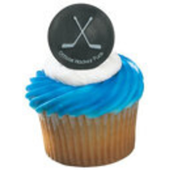 Hockey cupcake Rings