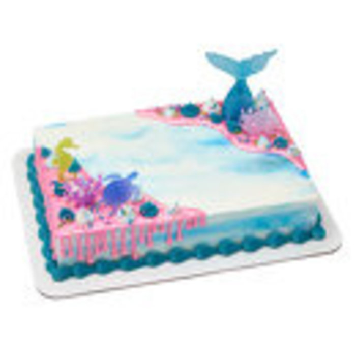 Mermaid Tail Birthday Cake Kit