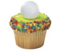 Golf Ball Rings for Cupcakes by DecoPac