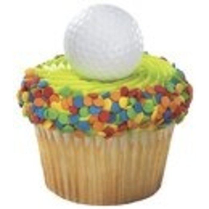Golf Ball Rings for Cupcakes by DecoPac