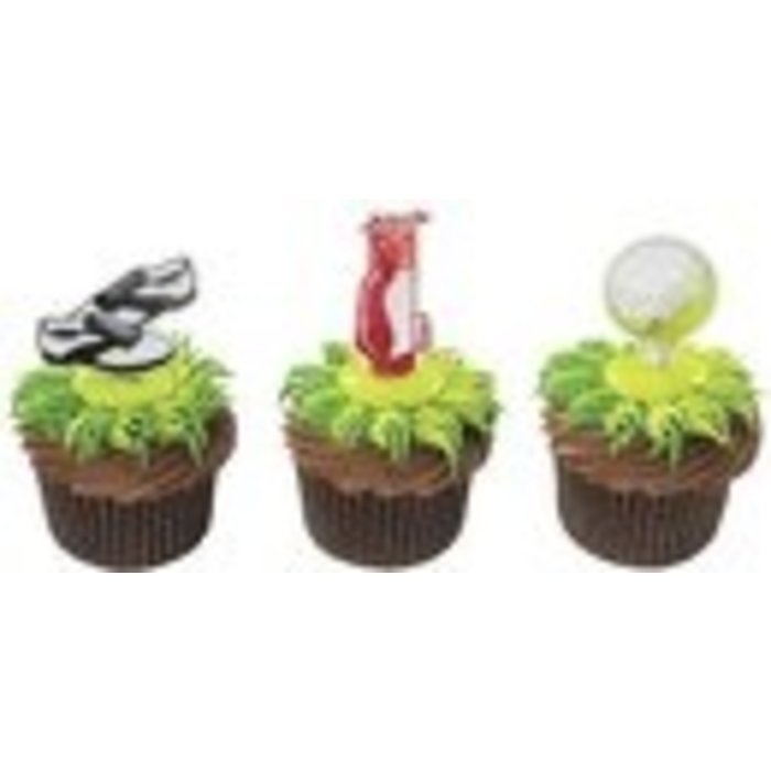 Golf Cupcake Picks