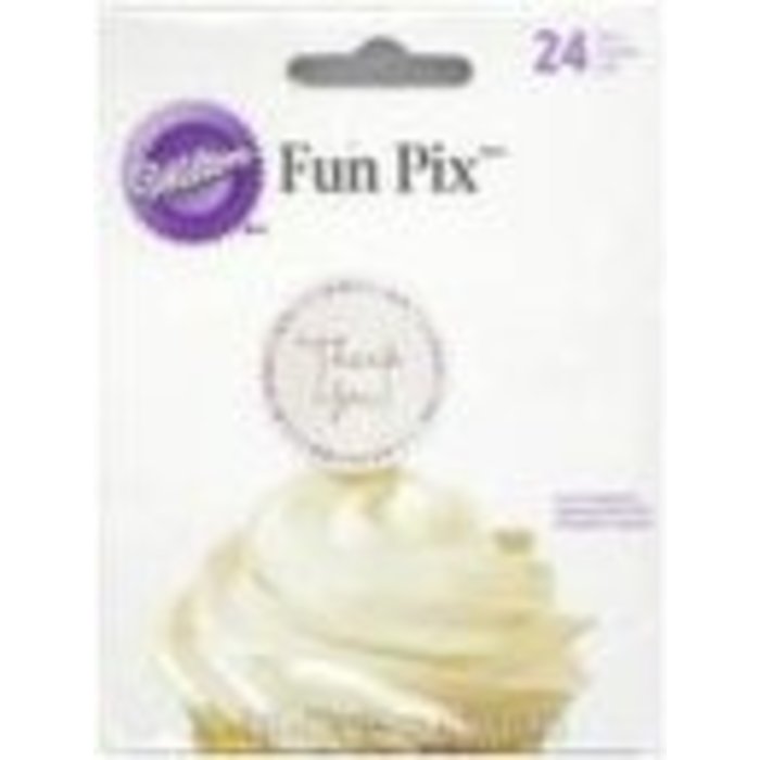 Thank You Cupcake Picks