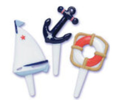 Nautical Cupcake Picks