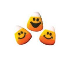 Candy Corn Edible Cupcake Toppers
