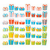 Present Shaped Edible Cupcake Toppers by Lucks