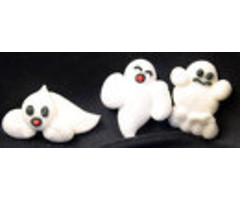Edible Ghost Shaped Cupcake Toppers Medium