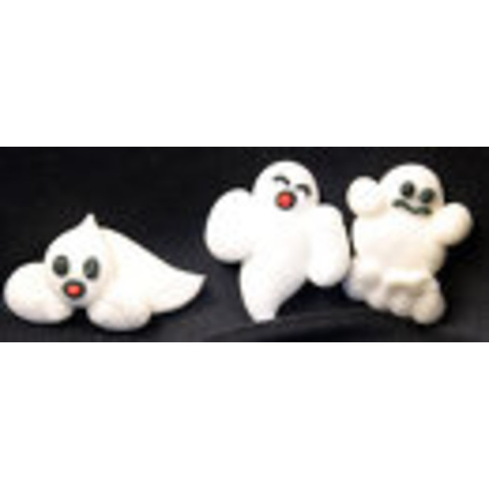 Edible Ghost Shaped Cupcake Toppers Medium