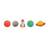 Outer Space Edible Cupcake Toppers