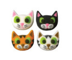 Kitty Face Edible Cupcake Toppers