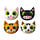 Kitty Face Edible Cupcake Toppers