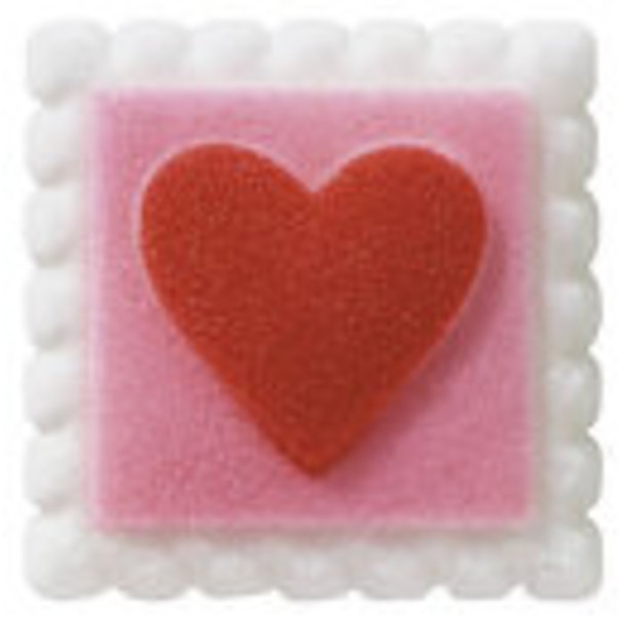 Sealed with A Kiss Edible Cupcake Toppers