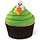 Ghost with Candy Corn Edible Halloween Cupcake Toppers by Wilton