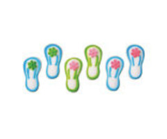 Flip Flop Shaped Cupcake Toppers Edible