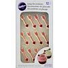 Heart with Arrows Edible Cupcake Toppers