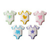 Baby Onepiece Sugar Cupcake Toppers