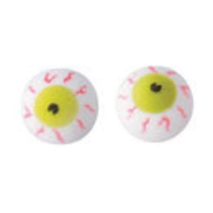 Scary Eyeball Sugar Halloween Cupcake Toppers