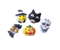 Mini Fright Sugar Halloween Cupcake Toppers