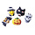 Mini Fright Sugar Halloween Cupcake Toppers