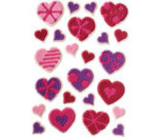 Patterned Heart Icing Decorations