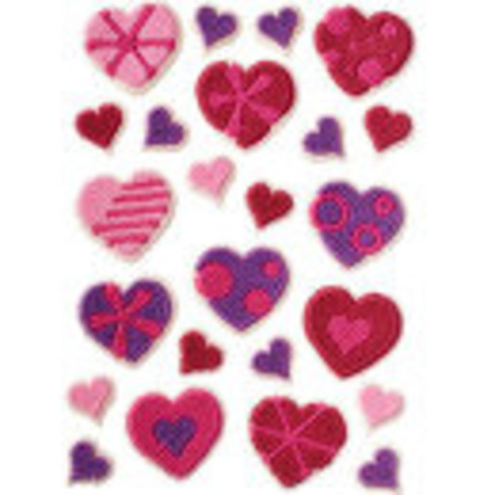 Patterned Heart Icing Decorations
