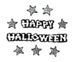 Happy Halloween Icing Decorations