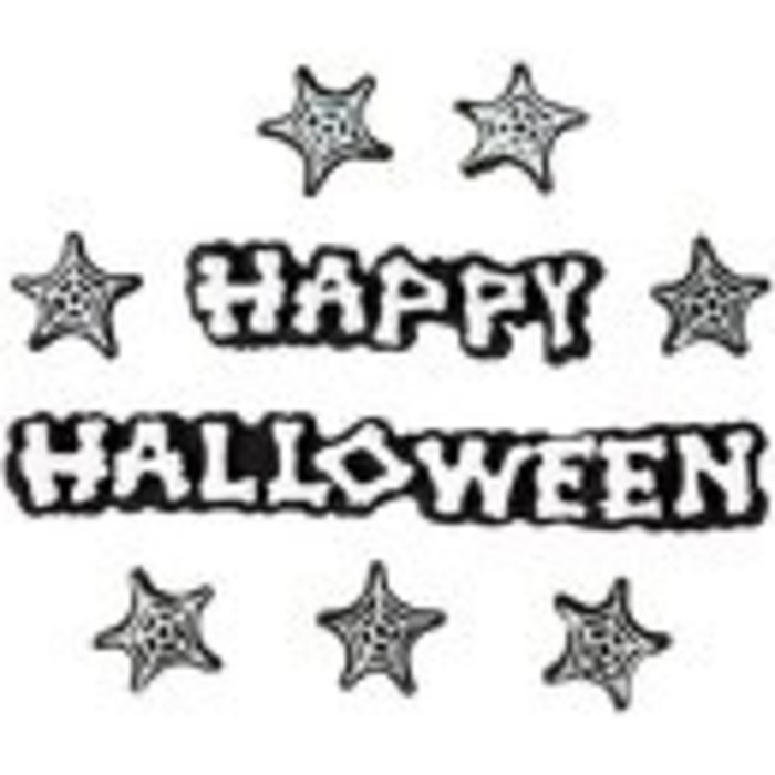 Happy Halloween Icing Decorations