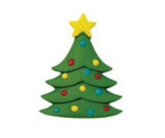 Christmas Tree Icing Decorations 12 Count