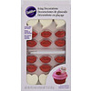 Lips and Thought Bubble Icing Decorations with Edible Marker