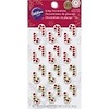 Candy Cane Icing Decorations 24 Count