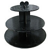 Black Cupcake Stand that holds 24 Cupcakes
