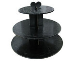 Black Cupcake Stand that holds 24 Cupcakes