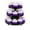 Black 3 Tier Cupcake Stand