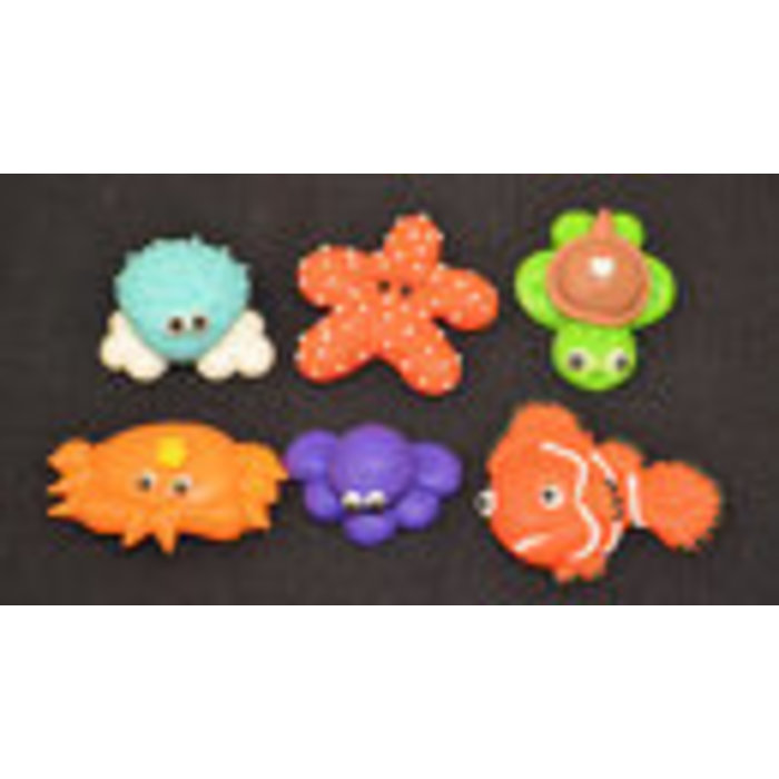 Sea Animals themed cupcake topper set Standard Size