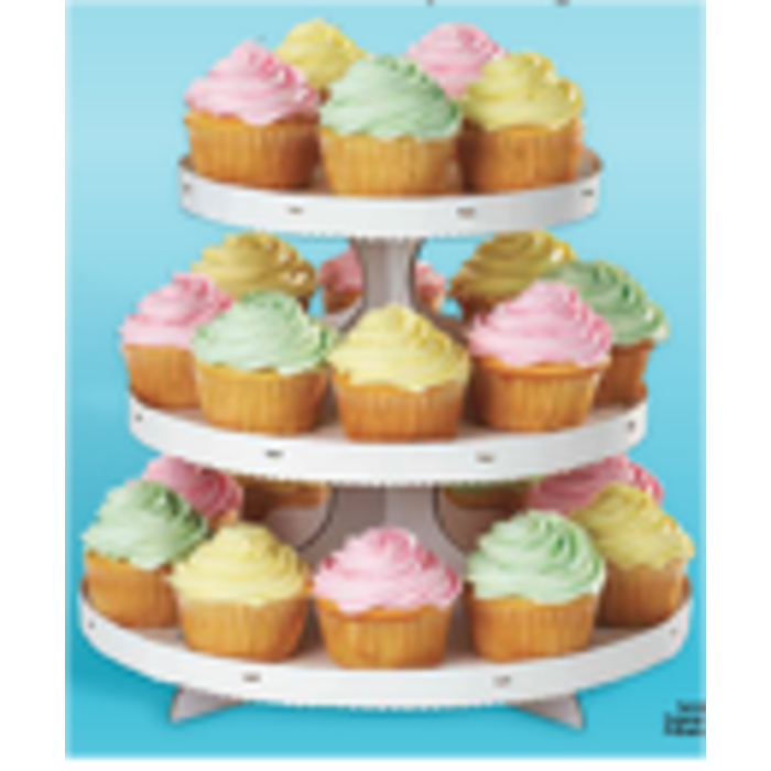 Cupcake Stand 3 Tier White