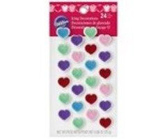 Assorted Heart Icing Decorations