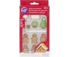 Gingerbread Personalized Icing Decorations