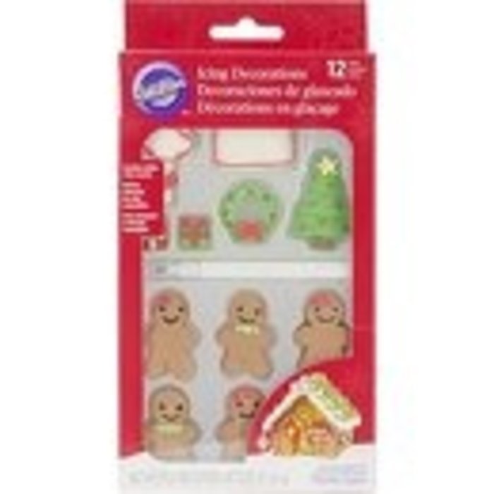 Gingerbread Personalized Icing Decorations