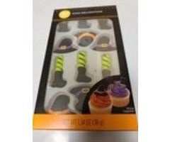 Witch Hat and Feet Icing Decorations