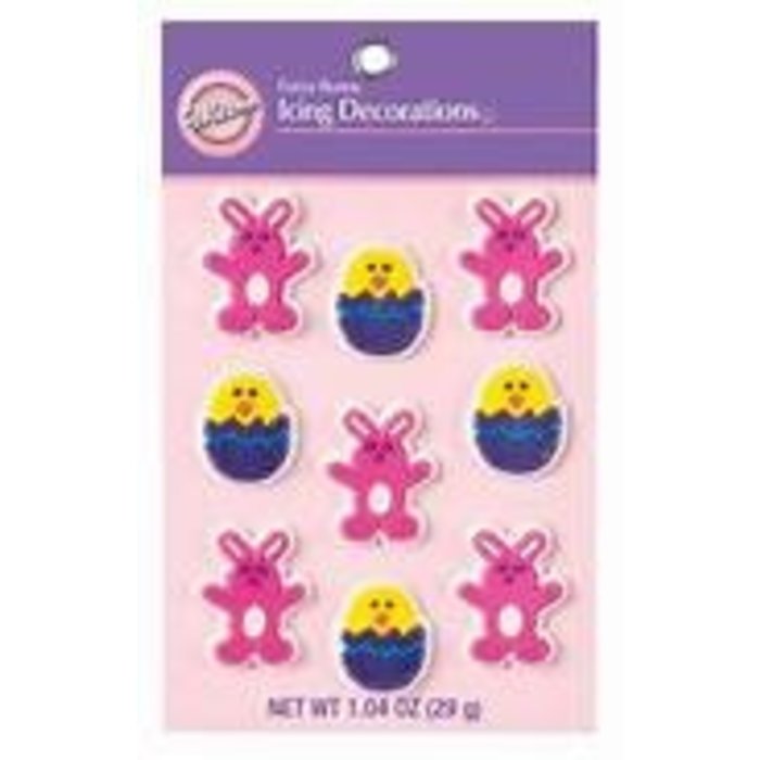 Fuzzy Bunny Icing Decorations by Wilton