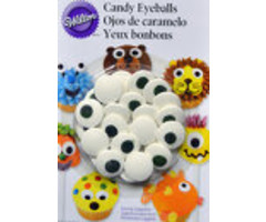 Candy Eyeballs Black and White by Wilton Large