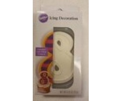 Number 8 Icing Decoration