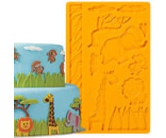 Jungle Animals Fondant and Gum Paste Mold