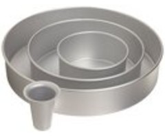 Decorator PreferredÂ® Round Pan Set 3 Tier 3" deep with Heating Core