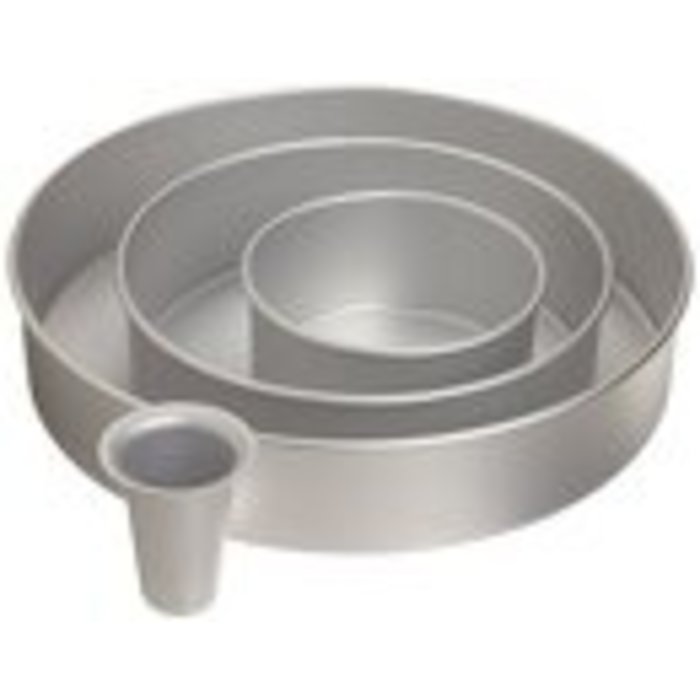 Decorator Preferred® Round Pan Set 3 Tier 3" deep with Heating Core