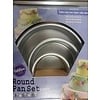 Round Pan Set 4", 6" and 8"