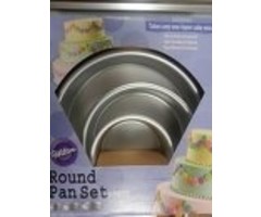 Round Pan Set 4", 6" and 8"