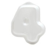 Number 4 Cake Pan Plastic