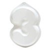Number 3 Cake Pan Plastic